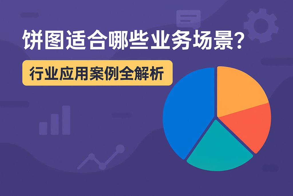 饼图适合哪些业务场景？行业应用案例全解析