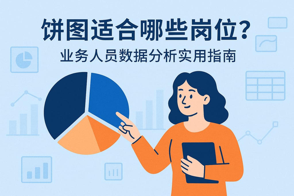 饼图适合哪些岗位？业务人员数据分析实用指南