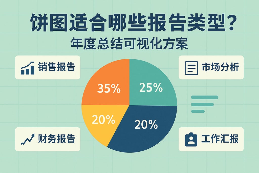 饼图适合哪些报告类型？年度总结可视化方案