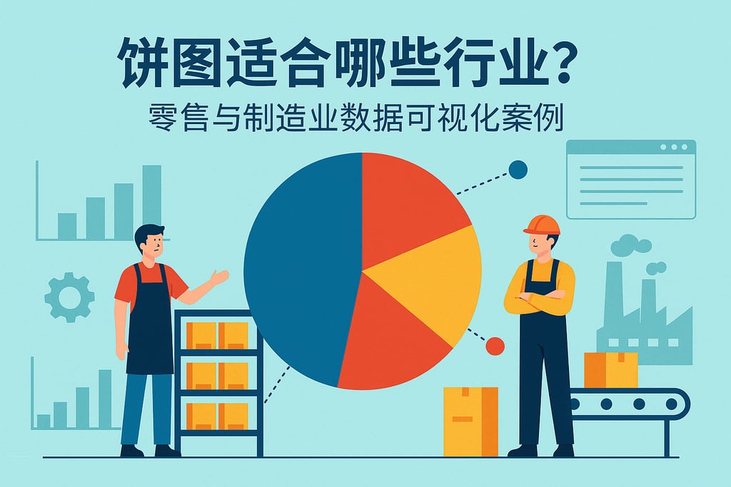 饼图适合哪些行业？零售与制造业数据可视化案例