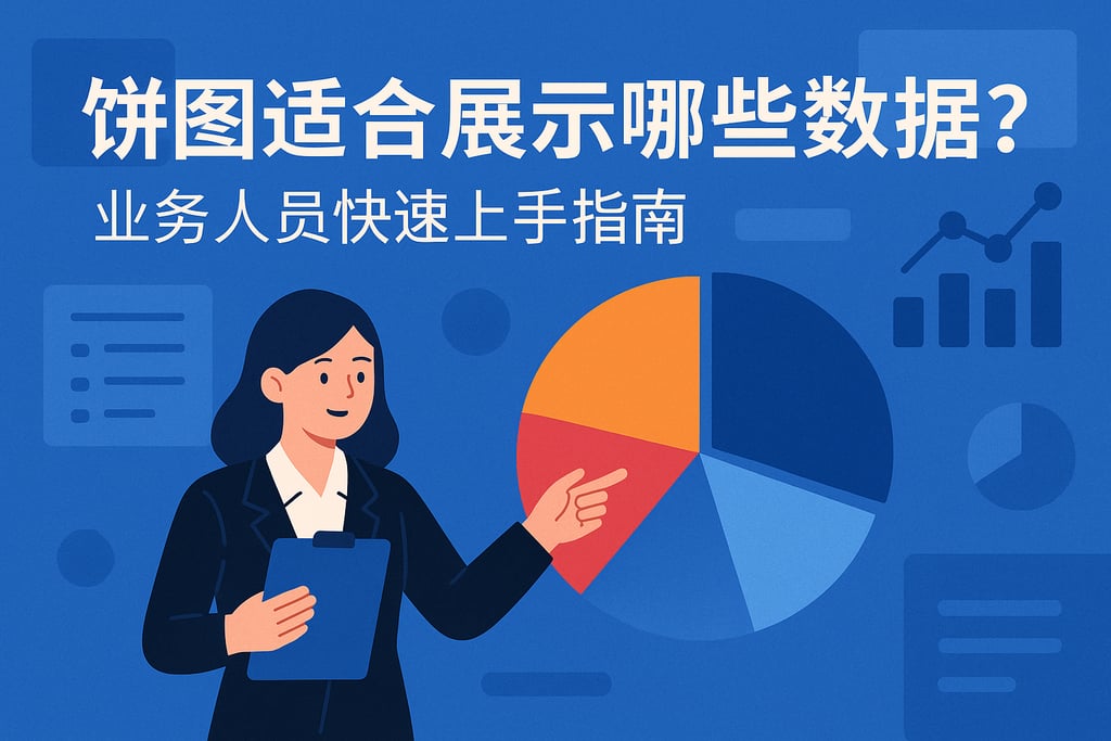 饼图适合展示哪些数据？业务人员快速上手指南