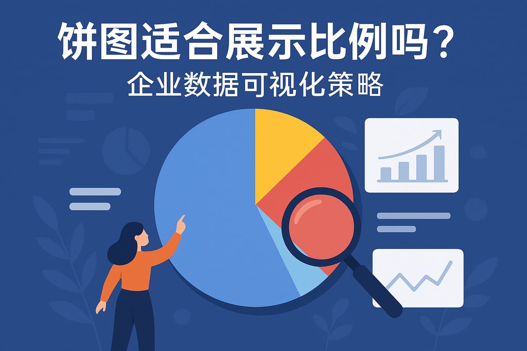 饼图适合展示比例吗？企业数据可视化策略
