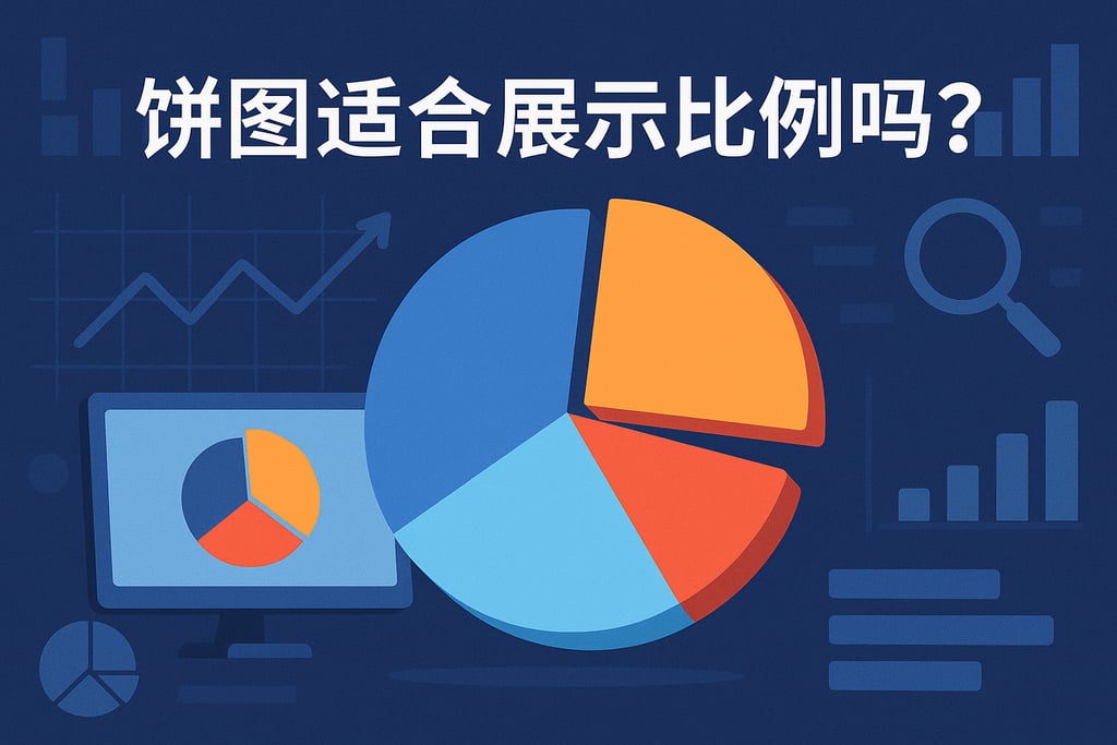 饼图适合展示比例吗？数据可视化场景拓展