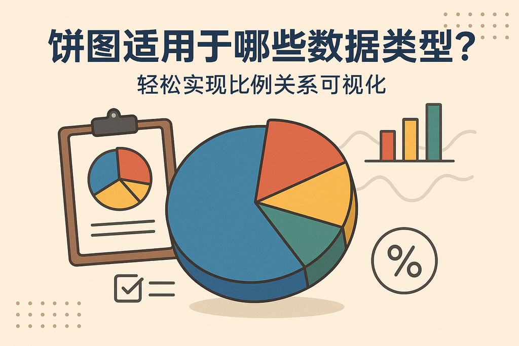 饼图适用于哪些数据类型？轻松实现比例关系可视化