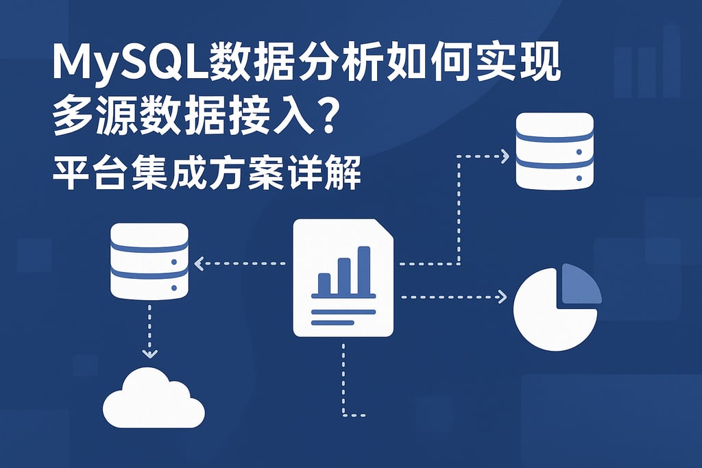 mysql数据分析如何实现多源数据接入?平台集成方案详解 - FineBI数据分析知识库