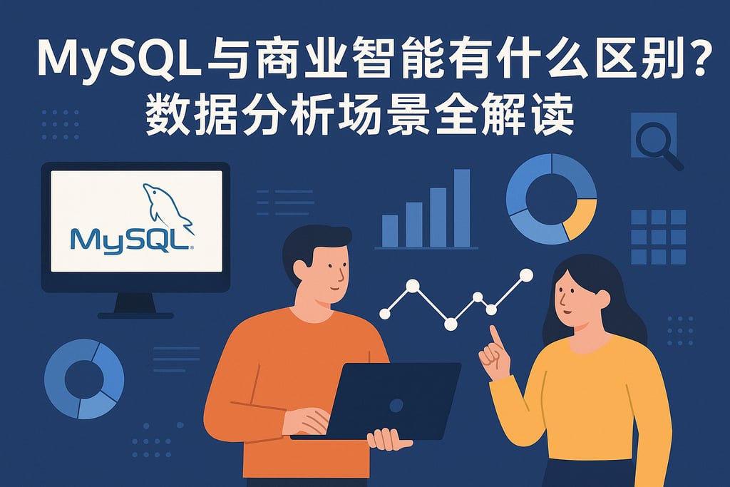 mysql与商业智能有什么区别？数据分析场景全解读