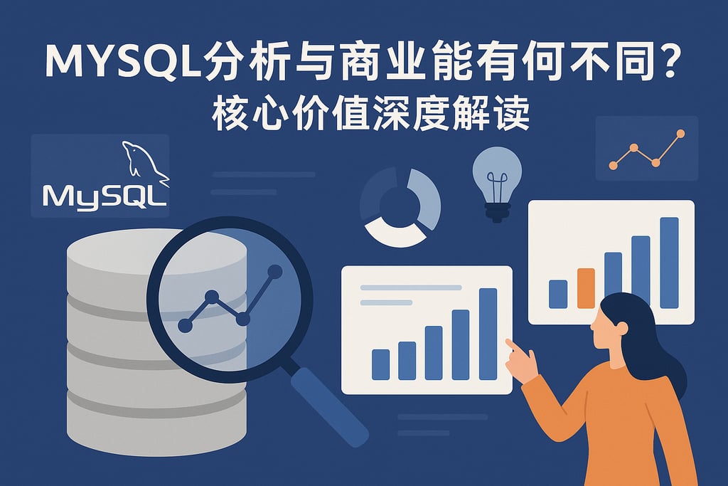 mysql分析与商业智能有何不同？核心价值深度解读