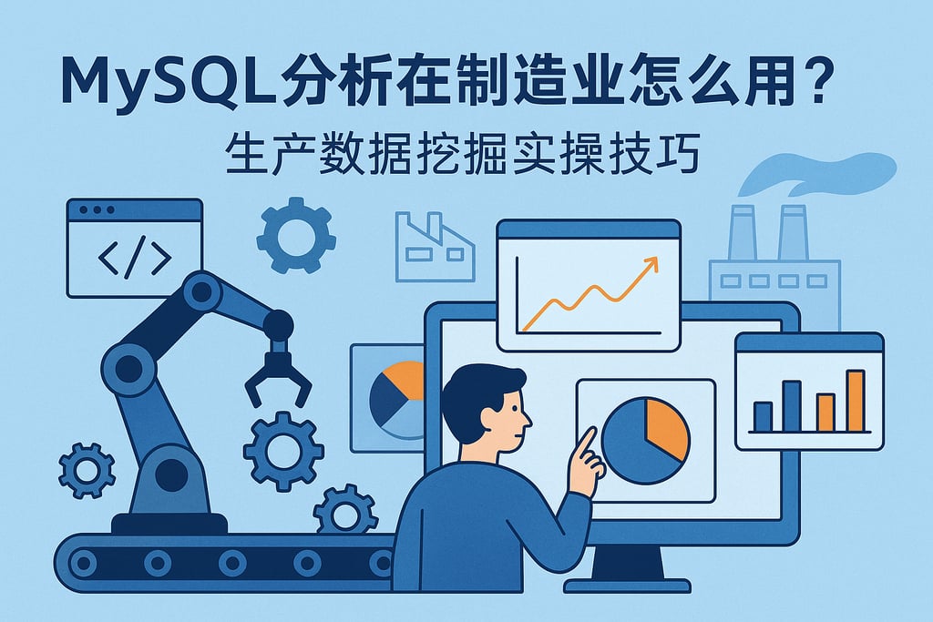 mysql分析在制造业怎么用？生产数据挖掘实操技巧