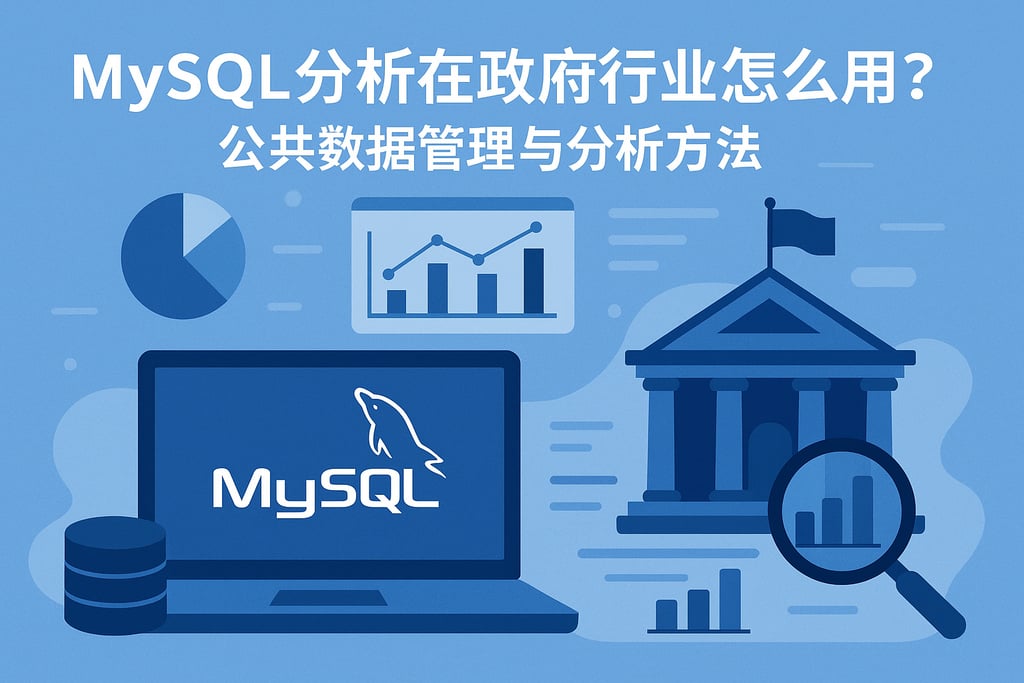 mysql分析在政府行业怎么用？公共数据管理与分析方法