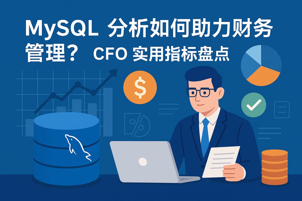 mysql分析如何助力财务管理？CFO实用指标盘点