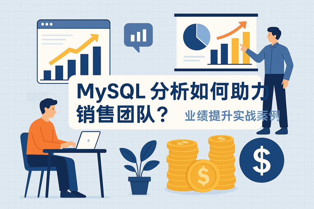 mysql分析如何助力销售团队？业绩提升实战案例
