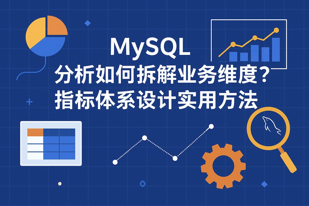 mysql分析如何拆解业务维度？指标体系设计实用方法