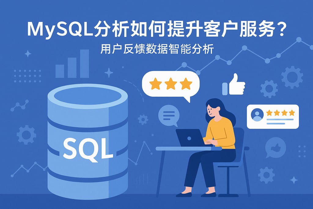 mysql分析如何提升客户服务？用户反馈数据智能分析