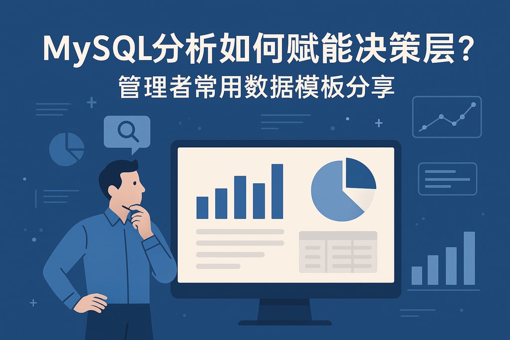 mysql分析如何赋能决策层？管理者常用数据模板分享