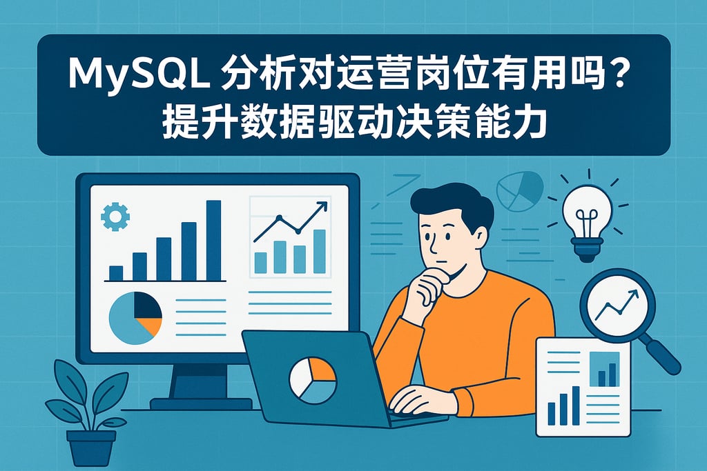 mysql分析对运营岗位有用吗？提升数据驱动决策能力