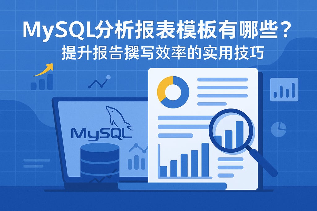 mysql分析报表模板有哪些？提升报告撰写效率的实用技巧