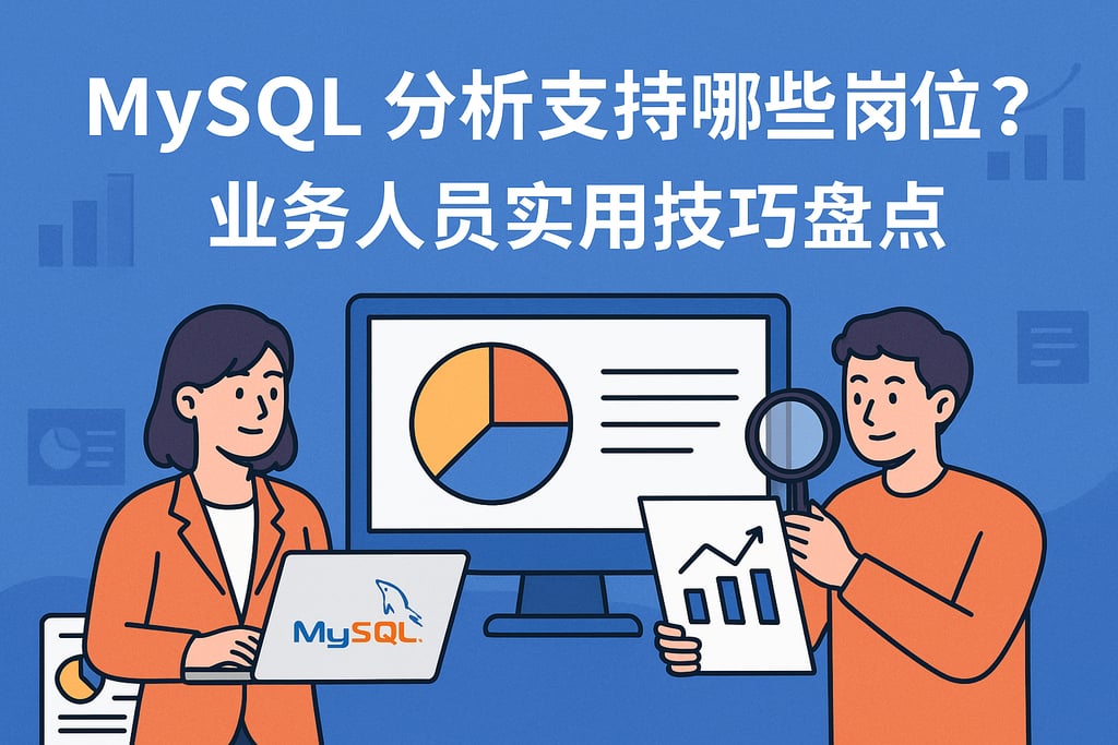 mysql分析支持哪些岗位？业务人员实用技巧盘点