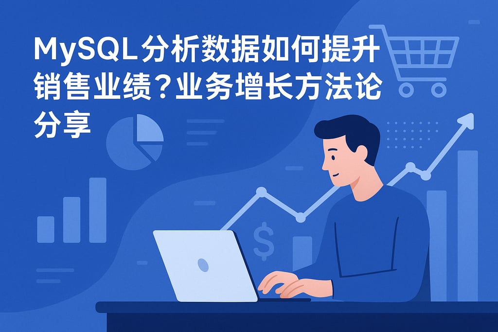 mysql分析数据如何提升销售业绩？业务增长方法论分享