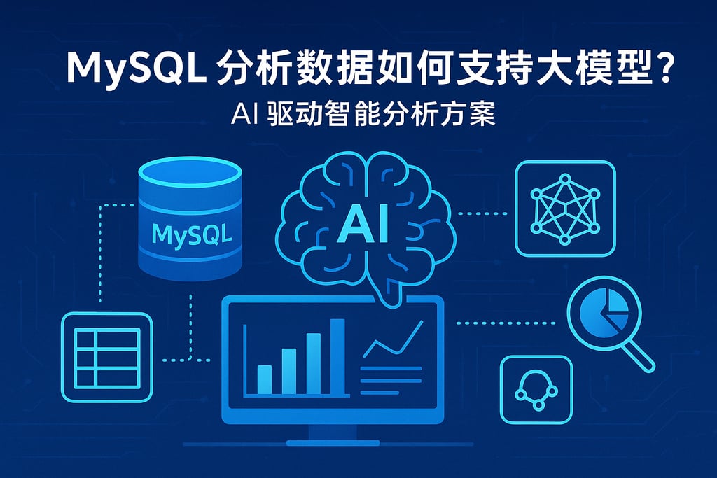mysql分析数据如何支持大模型？AI驱动智能分析方案