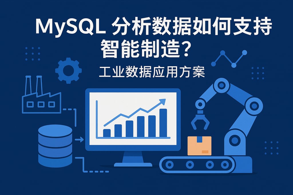mysql分析数据如何支持智能制造？工业数据应用方案