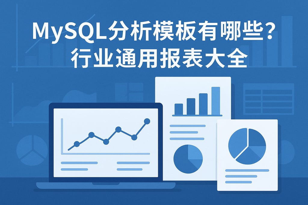 mysql分析模板有哪些？行业通用报表大全