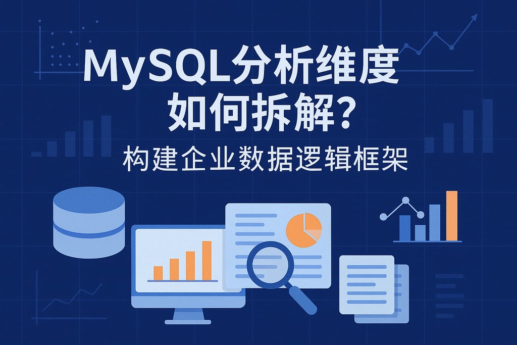 mysql分析维度如何拆解？构建企业数据逻辑框架
