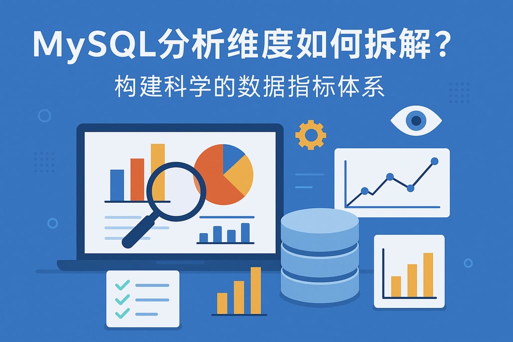 mysql分析维度如何拆解？构建科学的数据指标体系
