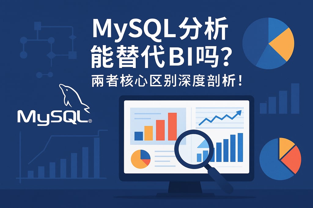 mysql分析能替代BI吗？两者核心区别深度剖析！