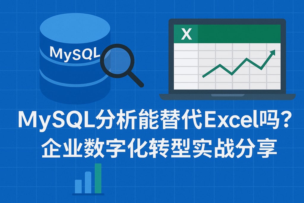 mysql分析能替代Excel吗？企业数字化转型实战分享
