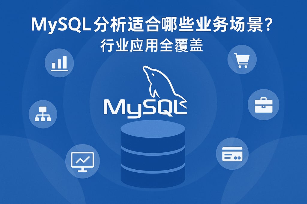 mysql分析适合哪些业务场景？行业应用全覆盖