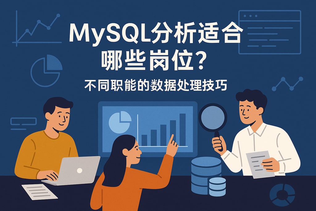 mysql分析适合哪些岗位？不同职能的数据处理技巧
