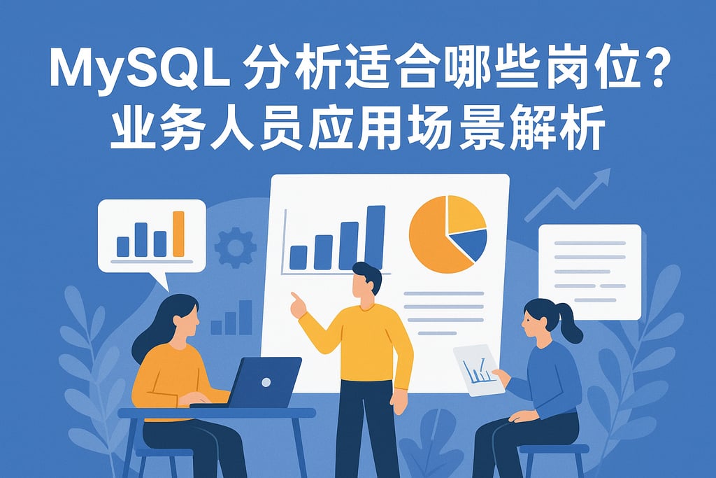 mysql分析适合哪些岗位？业务人员应用场景解析