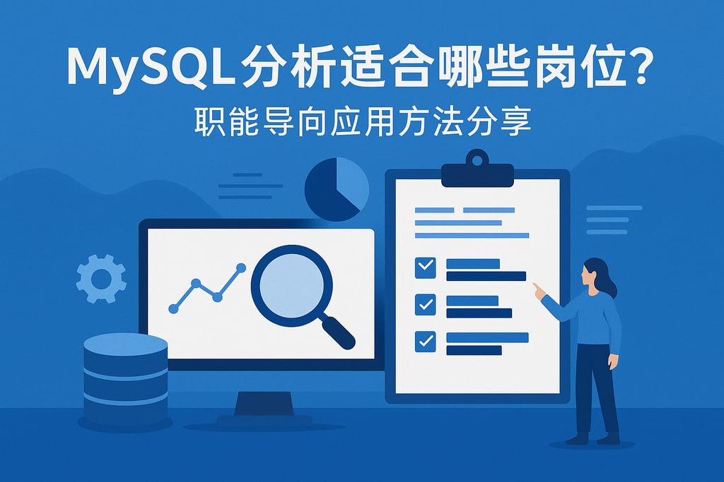 mysql分析适合哪些岗位？职能导向应用方法分享