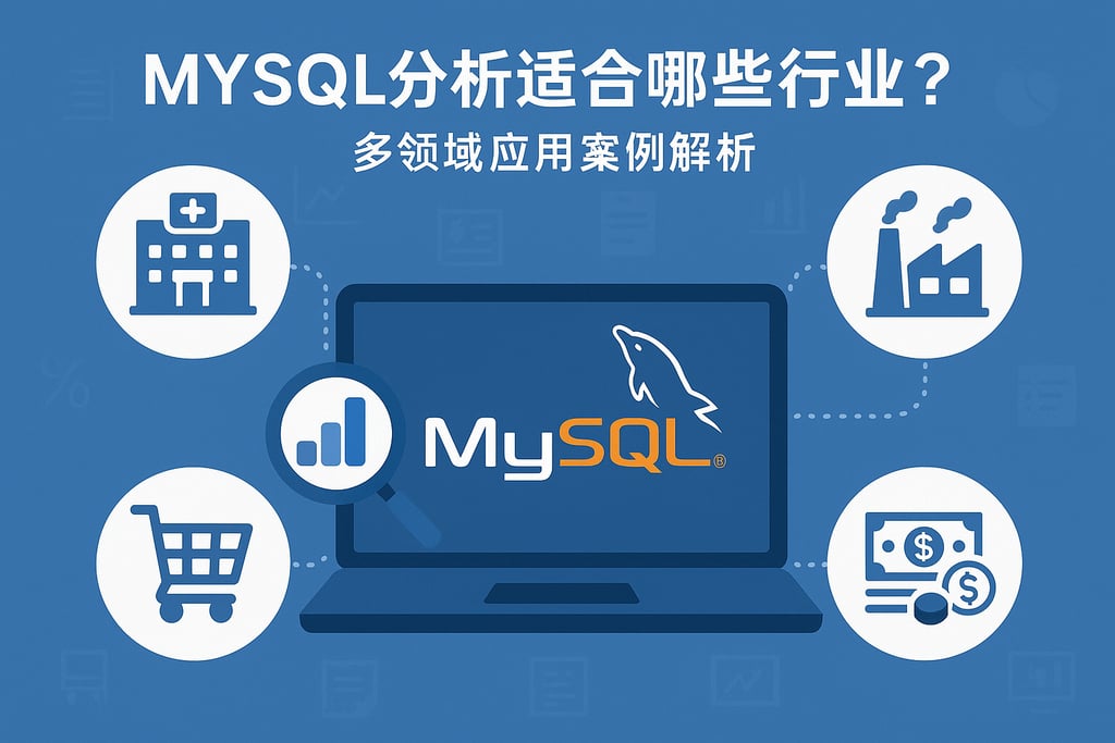 mysql分析适合哪些行业？多领域应用案例解析