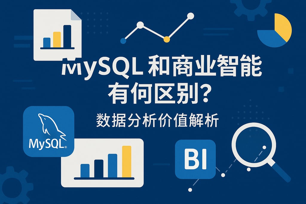 mysql和商业智能有何区别？数据分析价值解析