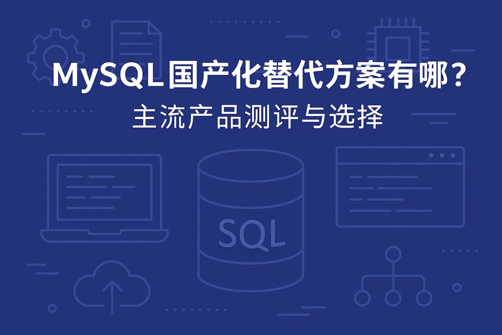 mysql国产化替代方案有哪些？主流产品测评与选择