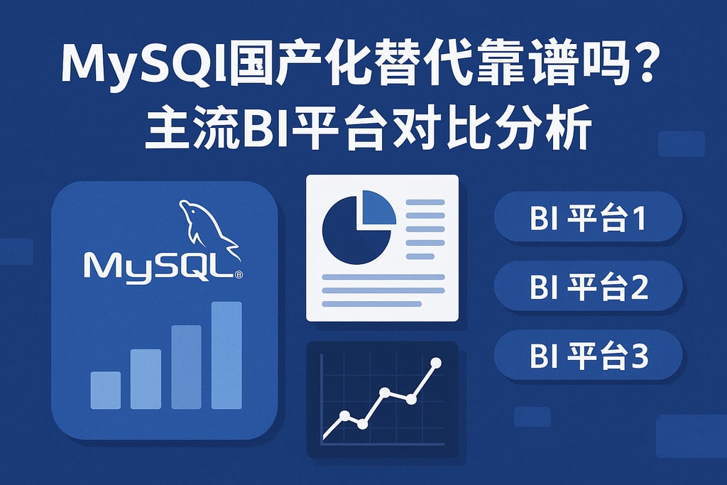 mysql国产化替代靠谱吗？主流BI平台对比分析