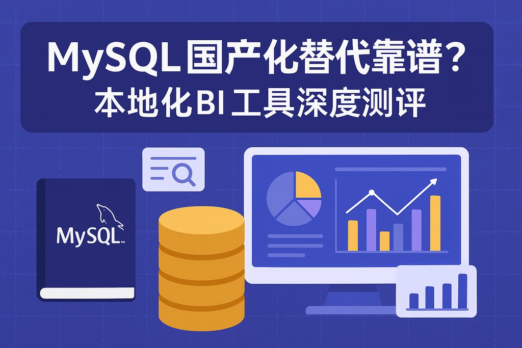 mysql国产化替代靠谱吗？本地化BI工具深度测评