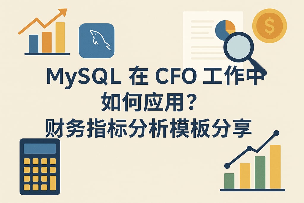 mysql在CFO工作中如何应用？财务指标分析模板分享