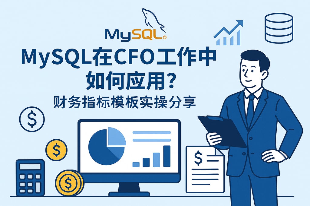 mysql在CFO工作中如何应用？财务指标模板实操分享