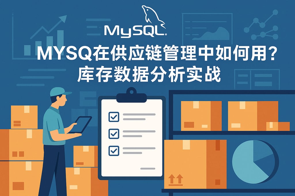 mysql在供应链管理中如何用？库存数据分析实战