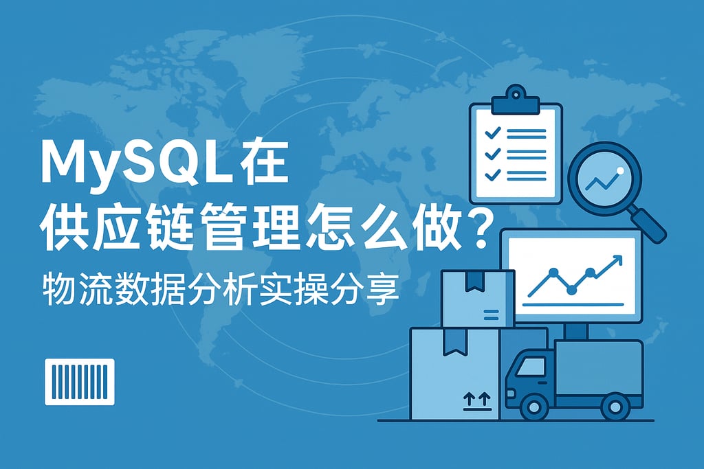 mysql在供应链管理怎么做？物流数据分析实操分享