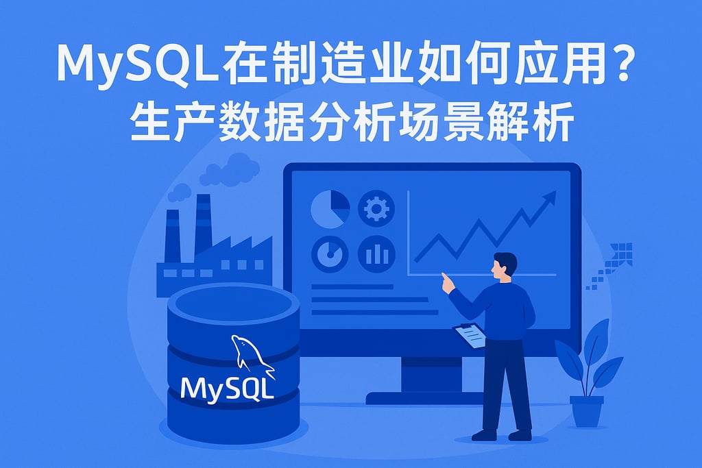 mysql在制造业如何应用？生产数据分析场景解析