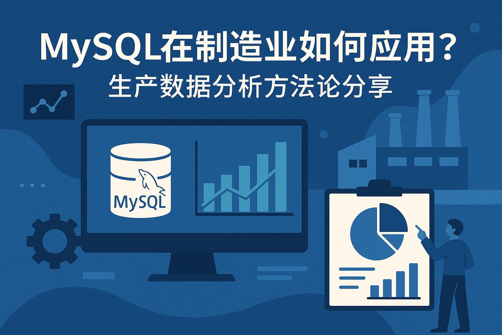 mysql在制造业如何应用？生产数据分析方法论分享
