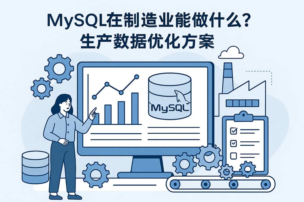 mysql在制造业能做什么分析？生产数据优化方案