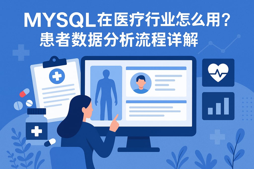 mysql在医疗行业怎么用？患者数据分析流程详解