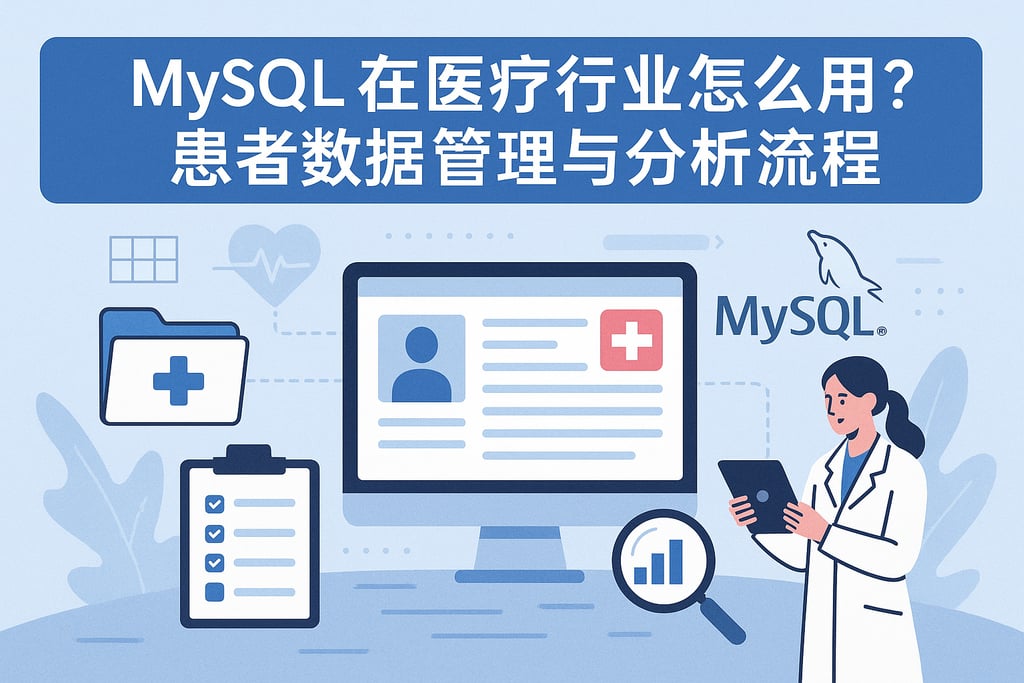 mysql在医疗行业怎么用？患者数据管理与分析流程
