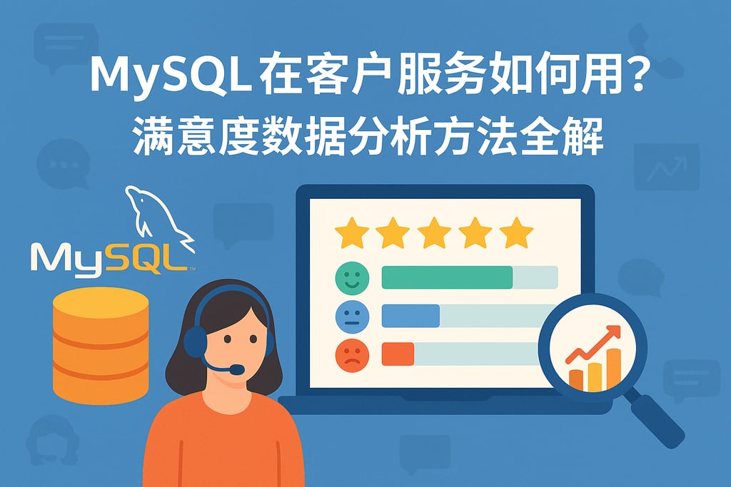 mysql在客户服务如何用？满意度数据分析方法全解