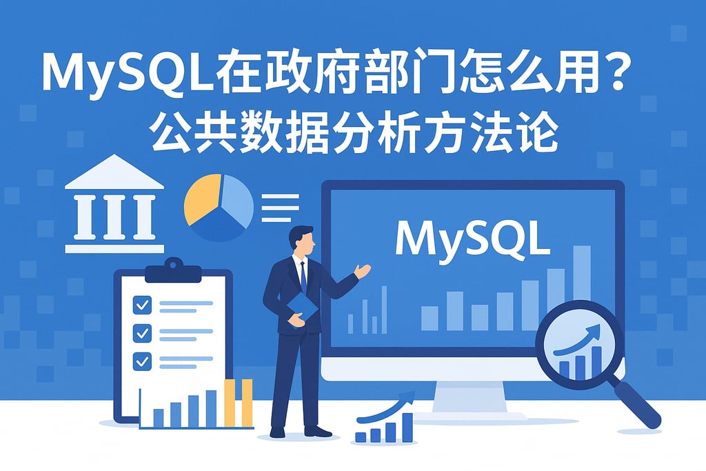 mysql在政府部门怎么用？公共数据分析方法论