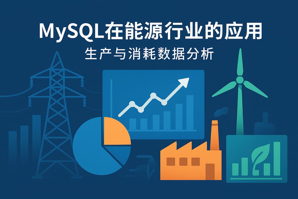 mysql在能源行业怎么应用？生产与消耗数据分析